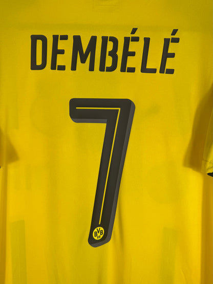 Flocage officiel arrière Dembélé 7 - Maillot Borussia Dortmund 2016-2017 Domicile