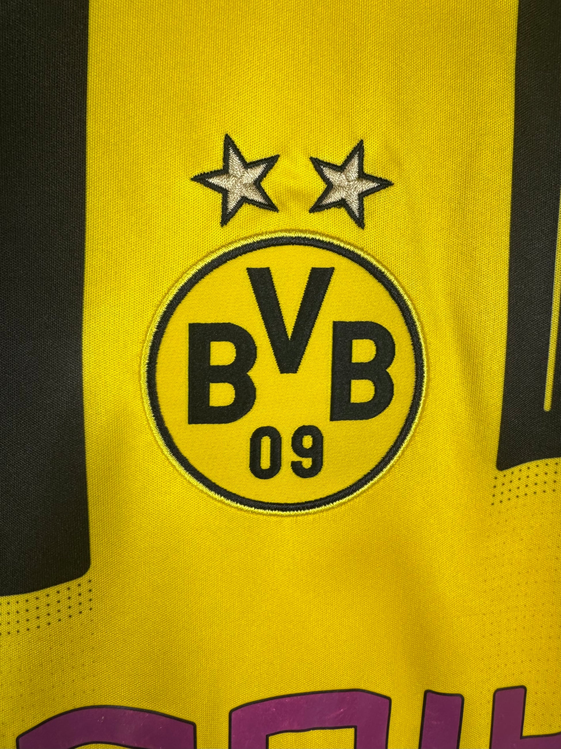 Détails du logo - Maillot Borussia Dortmund 2016-2017 Domicile Dembélé N°7
