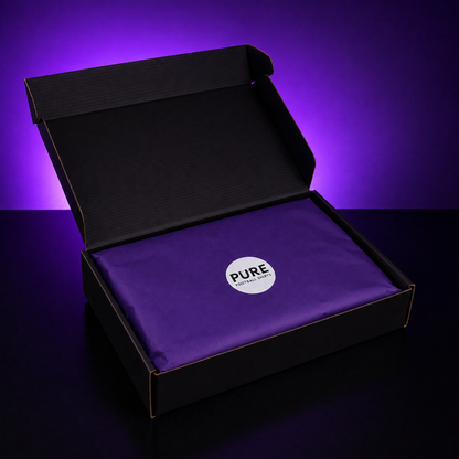 Rare Box ouverte — papier de soie violet scellé Pure Football Shirts