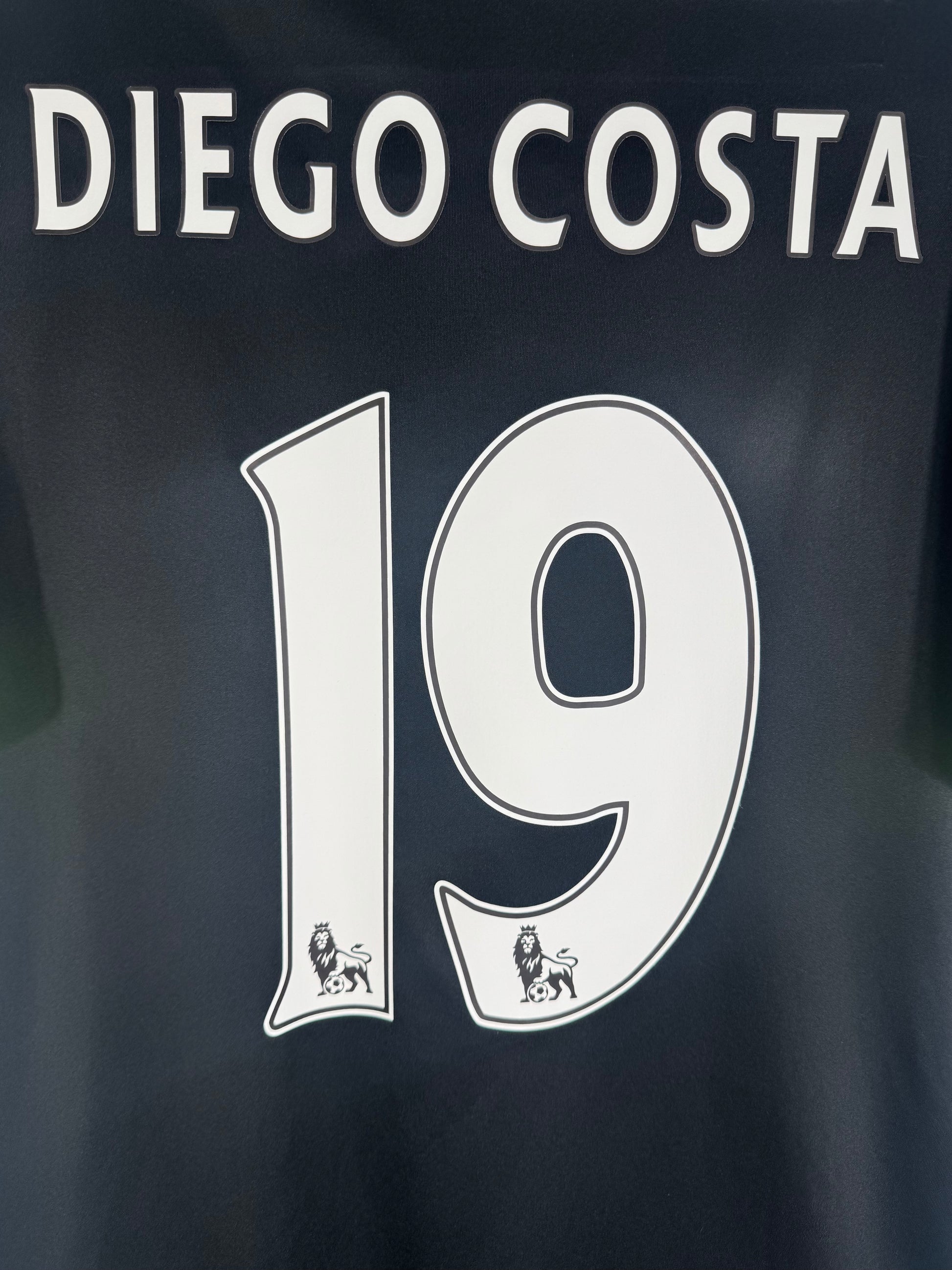 Flocage officiel arrière Diego Costa 19 - Maillot Chelsea FC 2016-2017 Extérieur