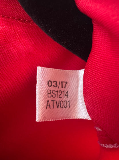 Étiquette interne Adidas code BS1214 certifiant l'authenticité du maillot de Zlatan Ibrahimović.