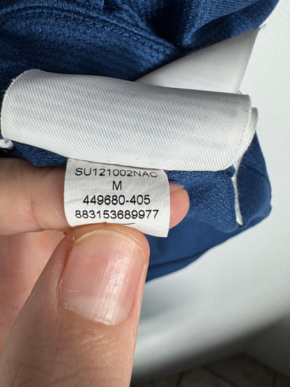 Étiquette interne Nike code 449680-405 certifiant l'authenticité du maillot de Franck Ribéry.