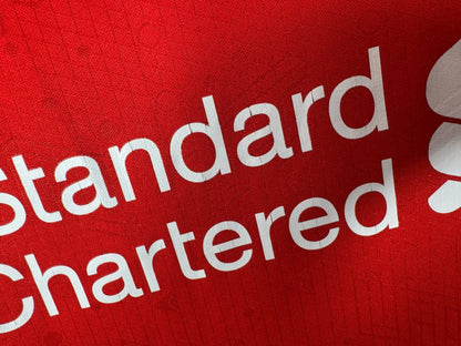 Micro usure sponsor Standard Chartered maillot Liverpool 2014-2015