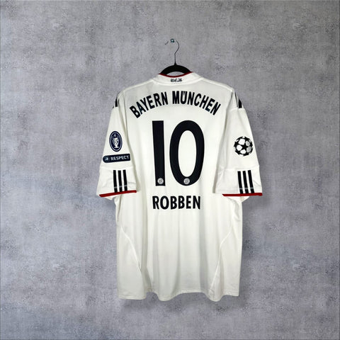 Maillot Bayern Munich 2010-2011 Extérieur - Robben N°10 (XXL)