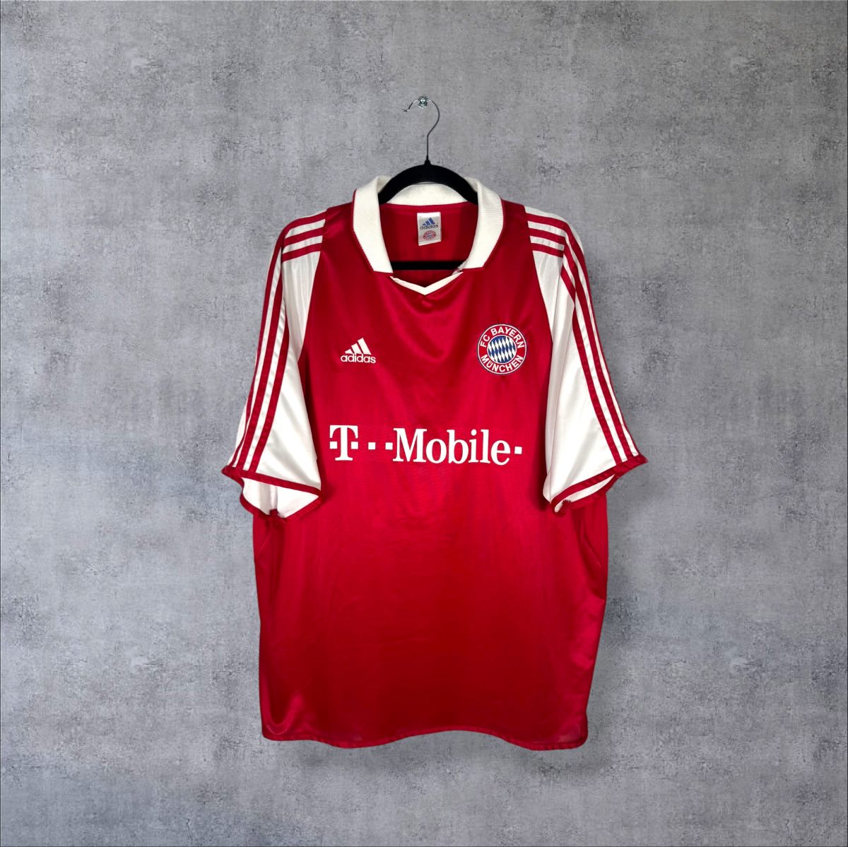 Maillot Bayern Munich 2003-2004 face sponsor T-Mobile