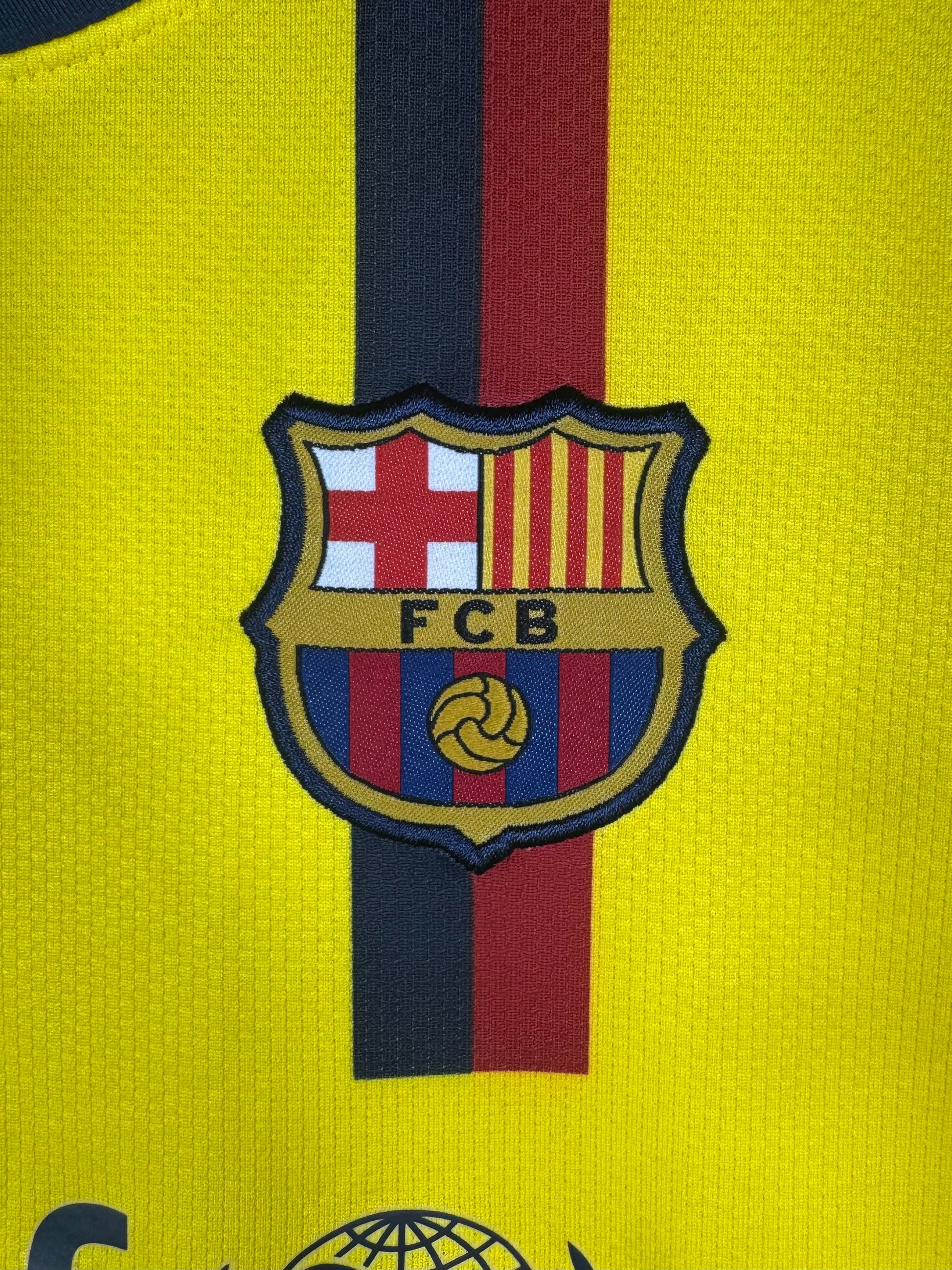 Détails du logo - Maillot FC Barcelone 2008-2009 Extérieur Eto’o N°9