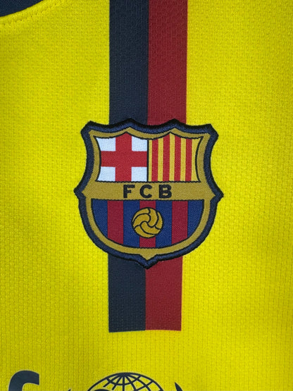 Détails du logo - Maillot FC Barcelone 2008-2009 Extérieur Eto’o N°9