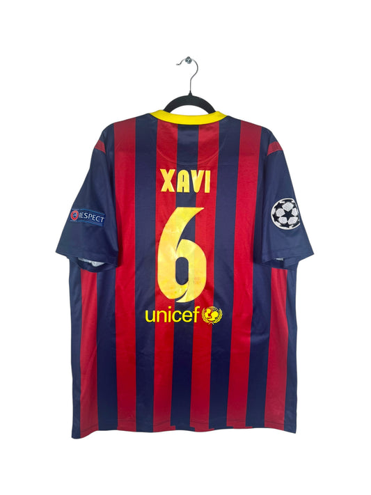 Maillot FC Barcelone 2013-2014 domicile pro version Xavi N°6