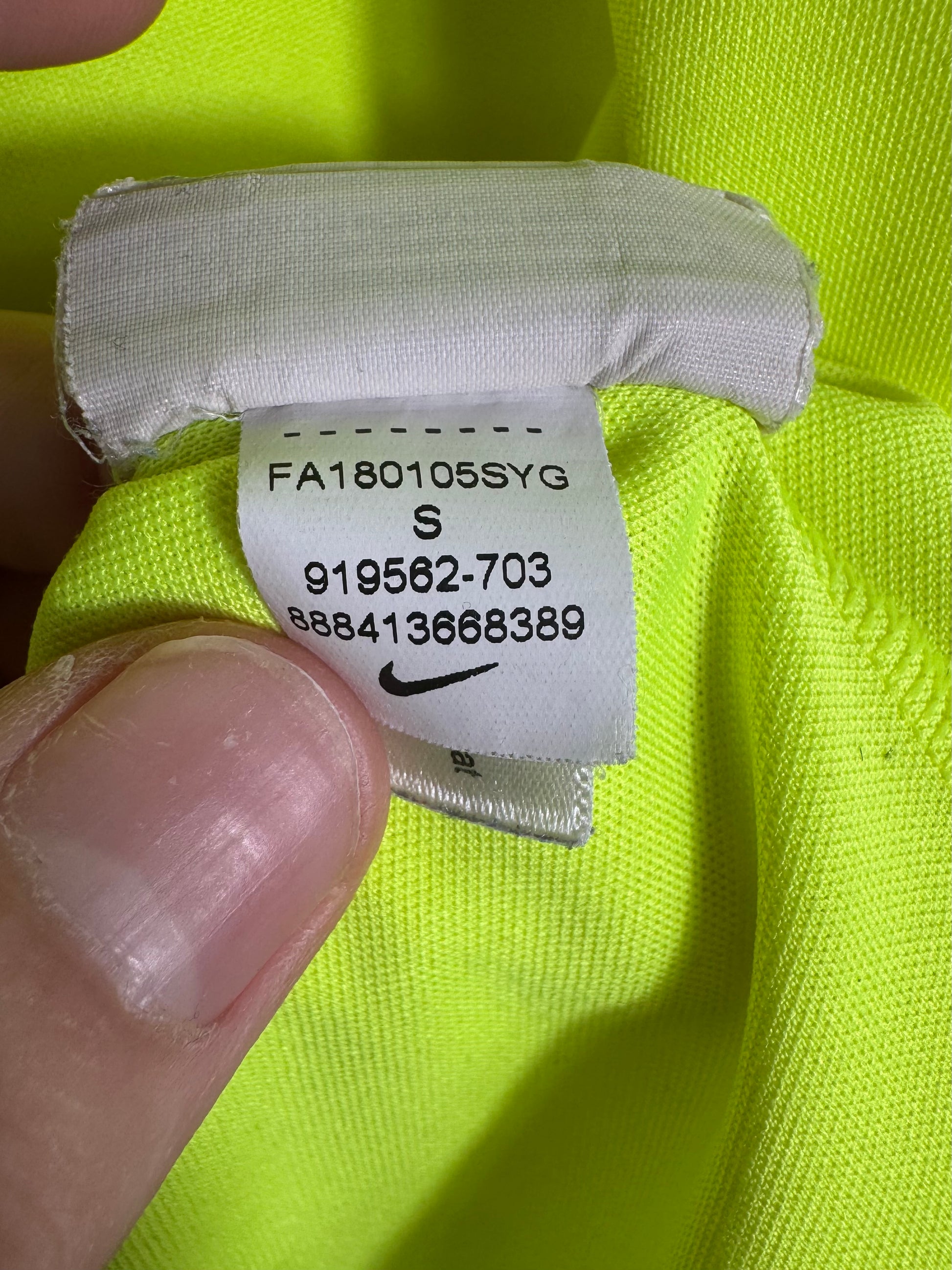 Étiquette d'authenticité officielle et code produit certifié - Maillot FC Barcelone 2018-2019 Extérieur Messi N°10