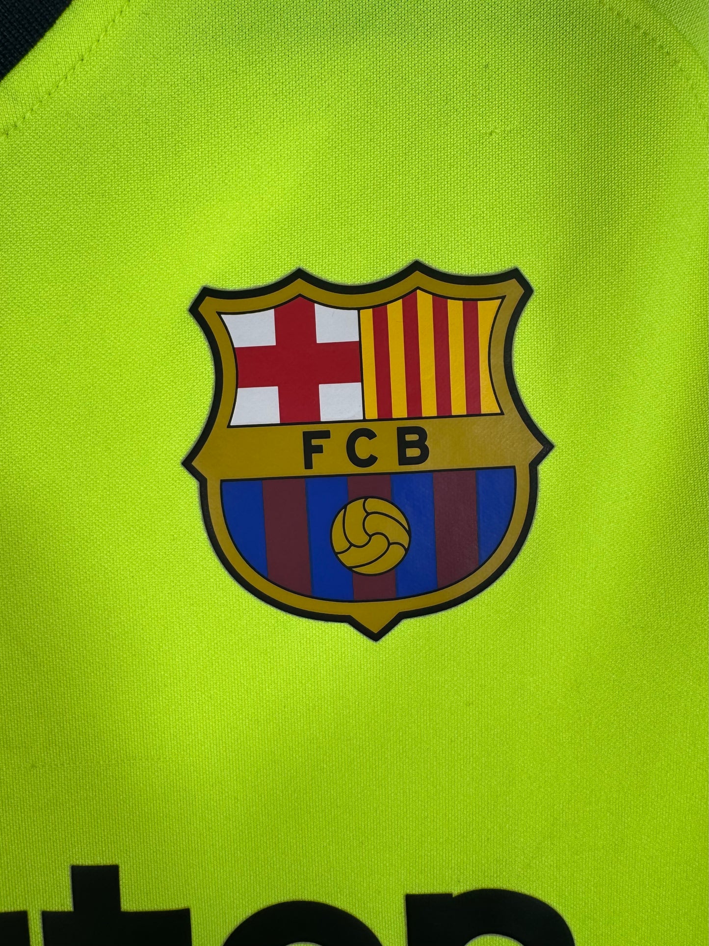 Détails du logo - Maillot FC Barcelone 2018-2019 Extérieur Messi N°10