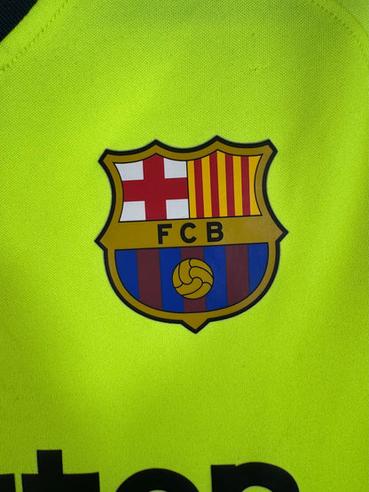 Détails du logo - Maillot FC Barcelone 2018-2019 Extérieur Messi N°10