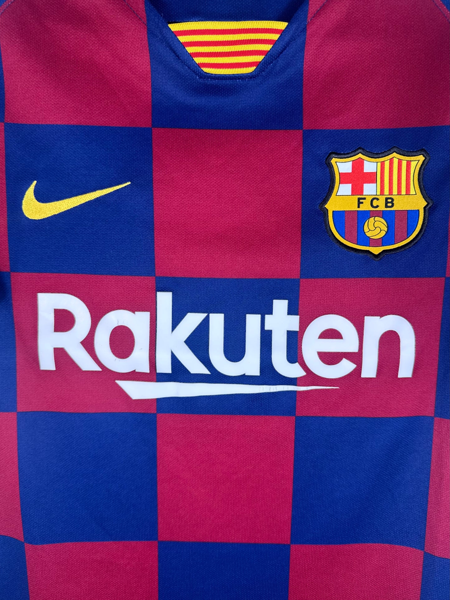 Détails du logo - Maillot FC Barcelone 2019-2020 Domicile De Jong N°21