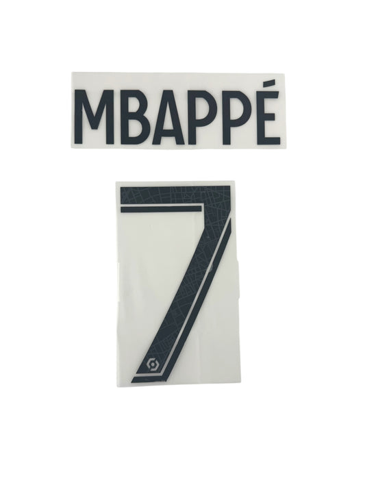 Flocage officiel PSG 2022-2023 Mbappé extérieur