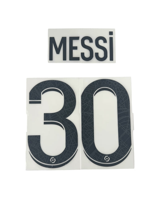 Flocage officiel PSG 2022-2023 Messi extérieur