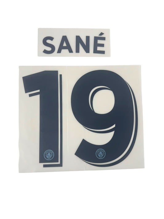 Flocage officiel Manchester City 2016-2017 Sané domicile