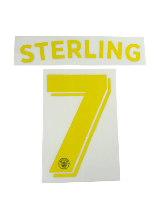 Flocage officiel Manchester City 2016-2017 Sterling extérieur