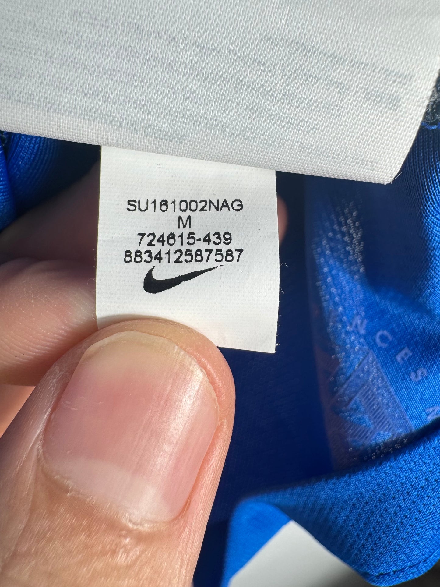 Étiquette d'authenticité officielle et code produit certifié - Maillot France 2016 Domicile Pogba N°15