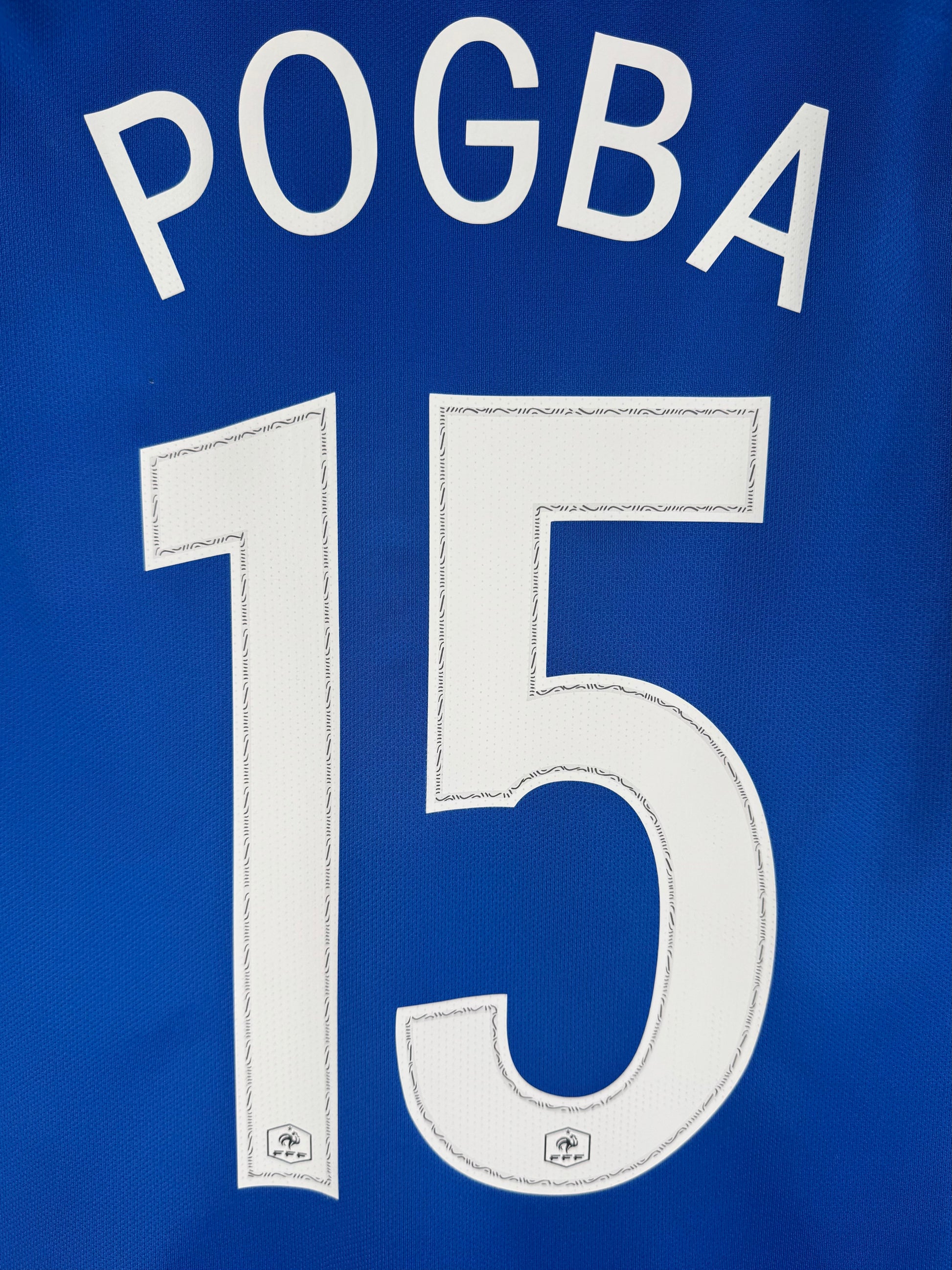 Flocage officiel arrière Pogba 15 - Maillot France 2016 Domicile