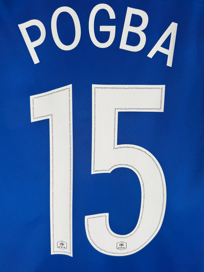 Flocage officiel arrière Pogba 15 - Maillot France 2016 Domicile