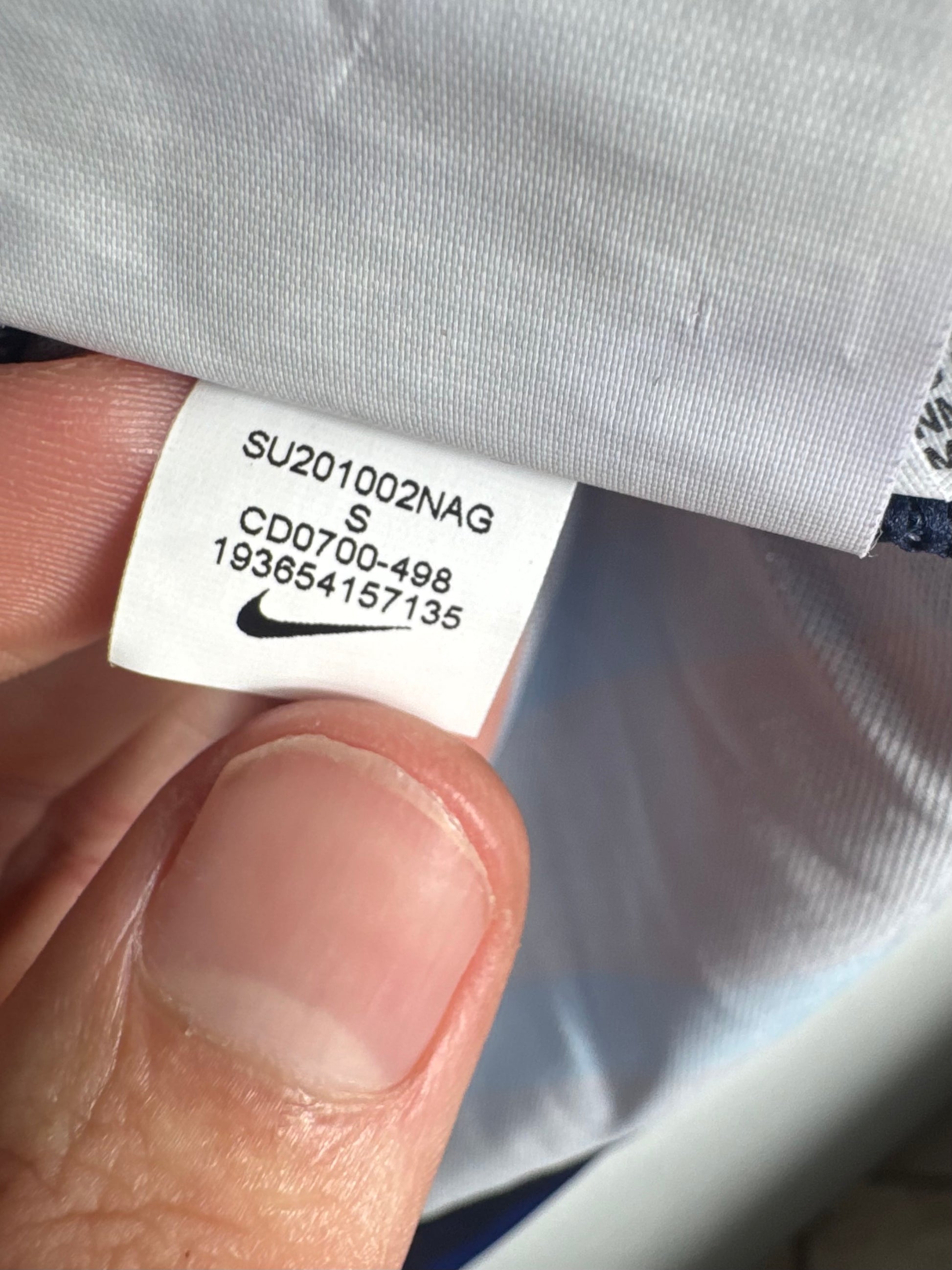 Étiquette d'authenticité officielle et code produit certifié - Maillot France 2020-2021 Domicile Giroud N°9