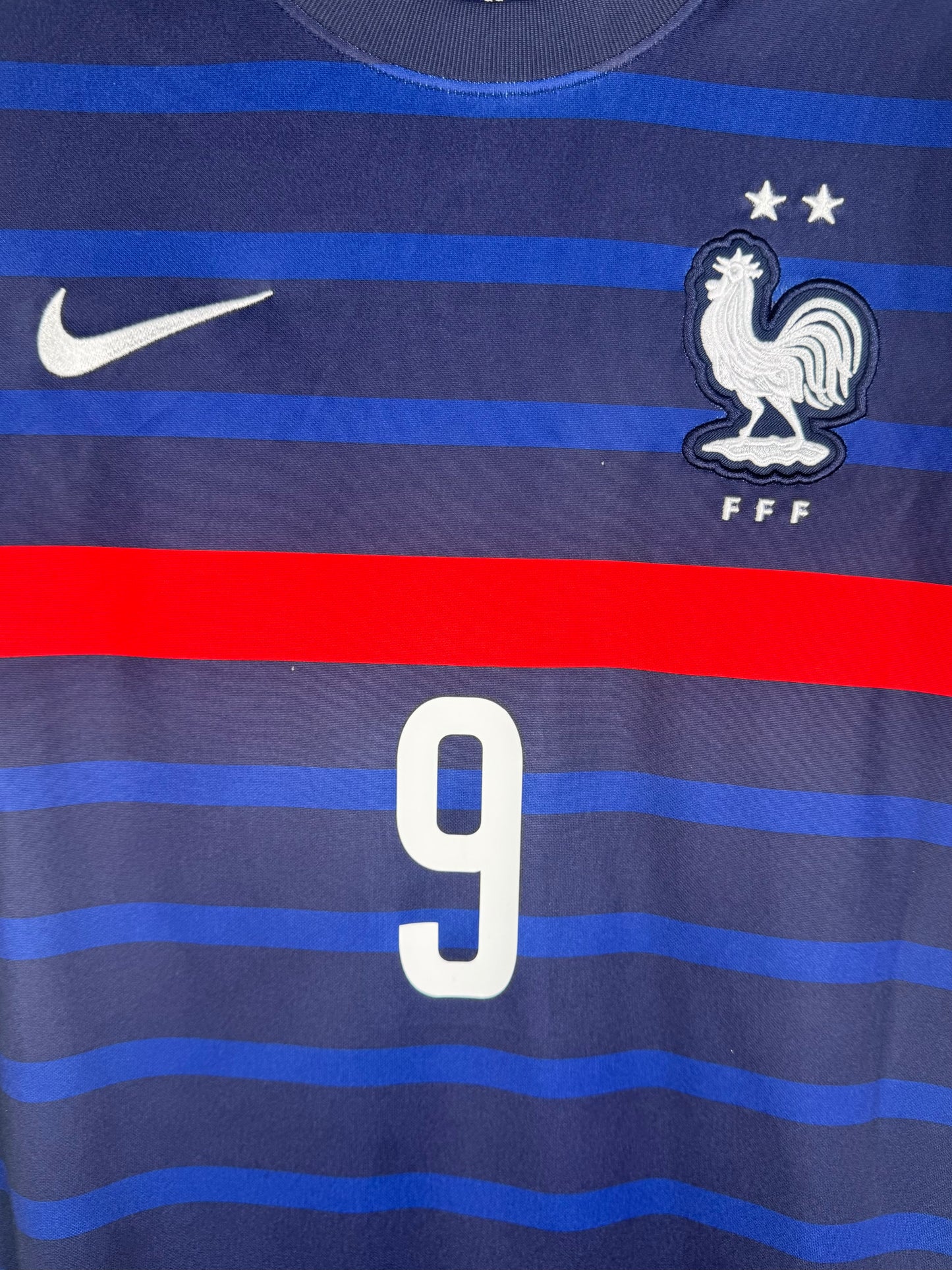 Détails du logo - Maillot France 2020-2021 Domicile Giroud N°9