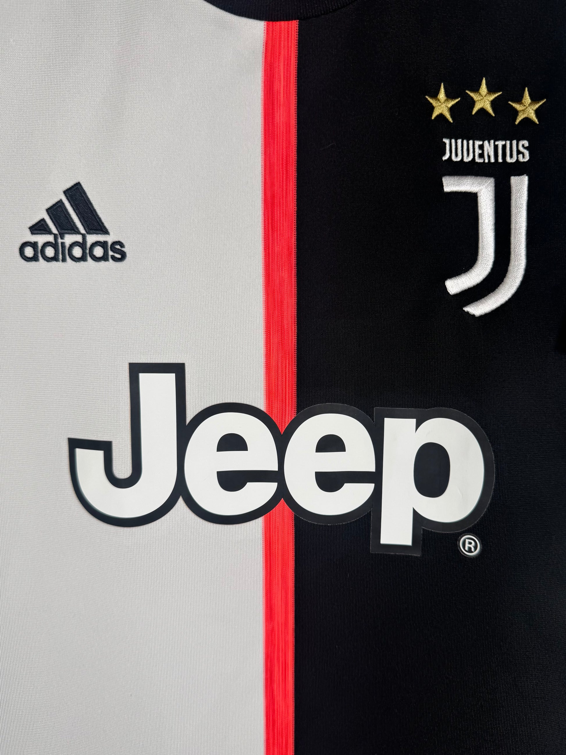 Détails du logo - Maillot Juventus 2019-2020 Domicile UCL Chiellini N°3
