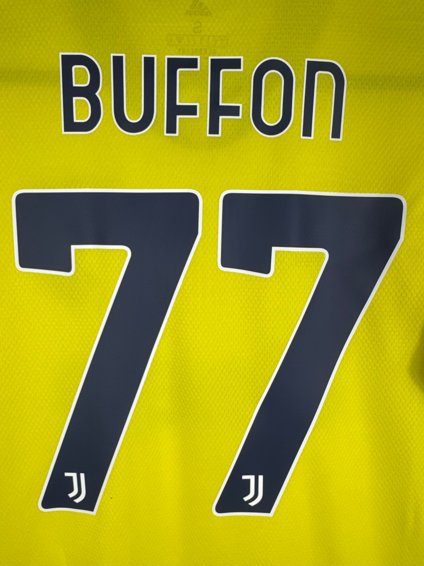 Flocage officiel arrière Buffon 77 - Maillot Juventus 2020-2021 Gardien
