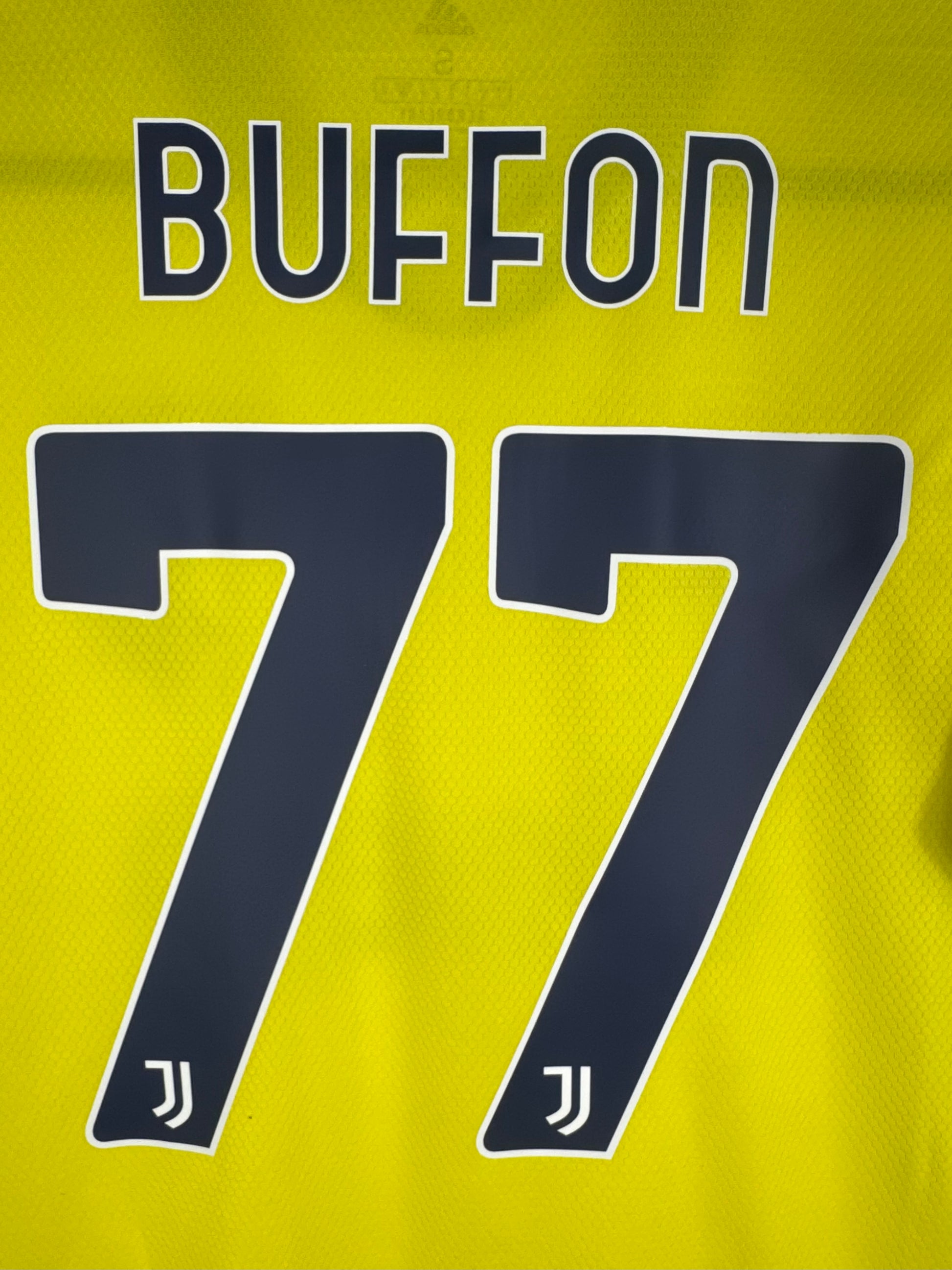 Flocage officiel arrière Buffon 77 - Maillot Juventus 2020-2021 Gardien