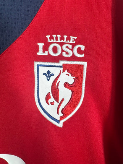 Détails du logo - Maillot Lille LOSC 2012-2013 Domicile Kalou N°8