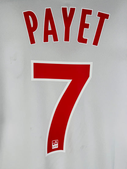 Flocage officiel arrière Payet 7 - Maillot Lille LOSC 2012-2013 Extérieur