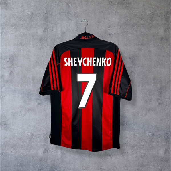2000-01シーズン AC Milan シェフチェンコ AC Milan 2000-2001 Home Shirt Shevchenko 7 Adidas Size L – Pure