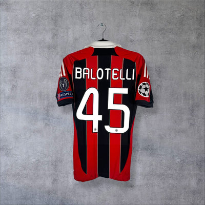 Maillot AC Milan 2012-2013 Domicile Pro TechFit - Balotelli N°45 (S)
