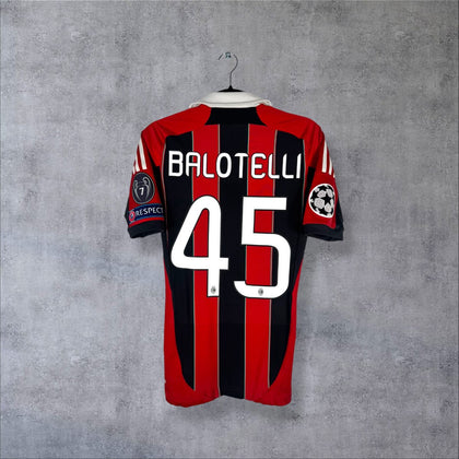 Maillot AC Milan 2012-2013 Domicile Pro TechFit - Balotelli N°45 (S)