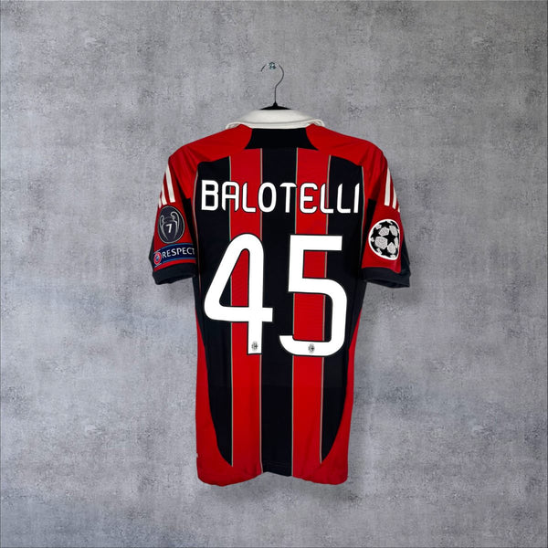 Maillot AC Milan 2012-2013 Domicile Pro TechFit - Balotelli N°45 (S)