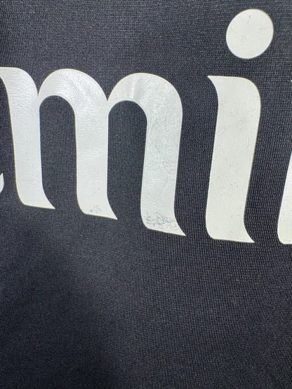 Craquelures sur les lettres mi d'Emirates, maillot AC Milan third 2012-2013