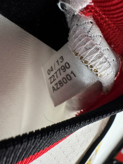 Étiquette intérieure adidas du maillot AC Milan 2013-2014 extérieur, référence Z27790 datée 04/13