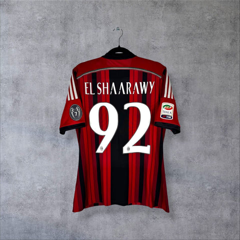 Maillot AC Milan 2014-2015 Domicile - El Shaarawy N°92 (M)