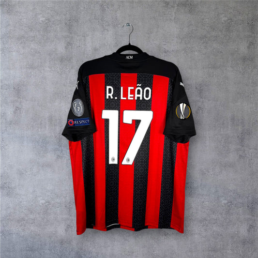 Flocage Rafael Leão numéro 17 sur maillot AC Milan 2020-2021