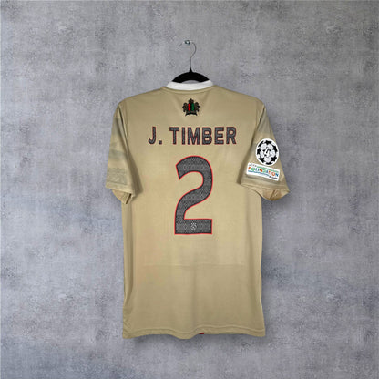 Flocage Timber numéro 2 sur maillot Ajax Amsterdam 2022-2023