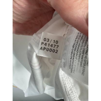 Étiquette d'authenticité avec code Adidas P41477 prouvant l'originalité du maillot