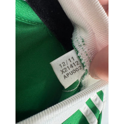 Étiquette d'authenticité avec code Adidas X21412 prouvant l'originalité du maillot