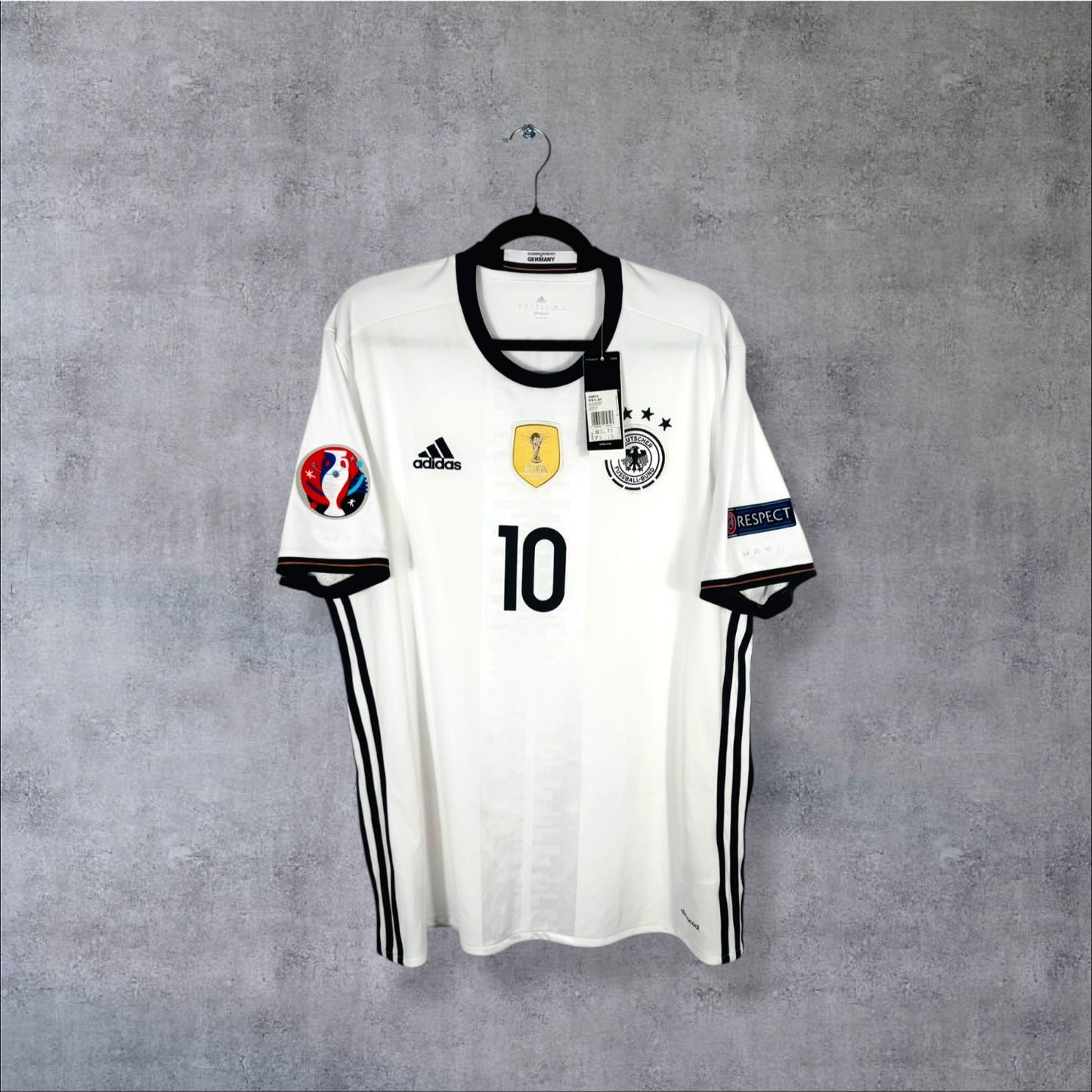 Maillot authentique Allemagne 2015-2016 Domicile Adidas vue de face