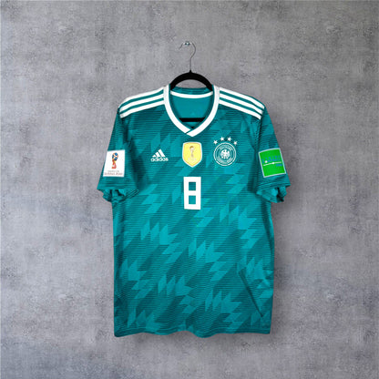 Maillot authentique Allemagne 2018-2019 Extérieur Adidas vue de face