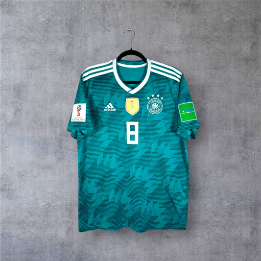 Maillot authentique Allemagne 2018-2019 Extérieur Adidas vue de face