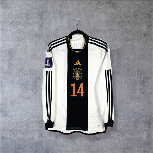 Maillot authentique Allemagne 2022-2023 Domicile Manches Longues Adidas vue de face