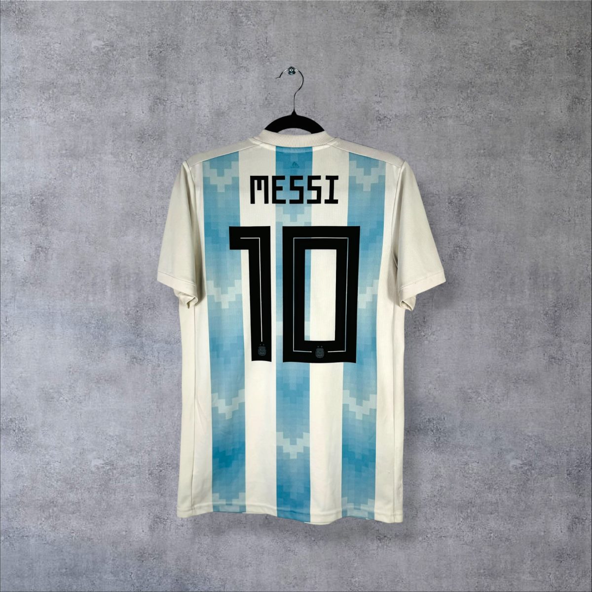 Dos du maillot Argentine 2018 domicile avec flocage MESSI N°10 adidas