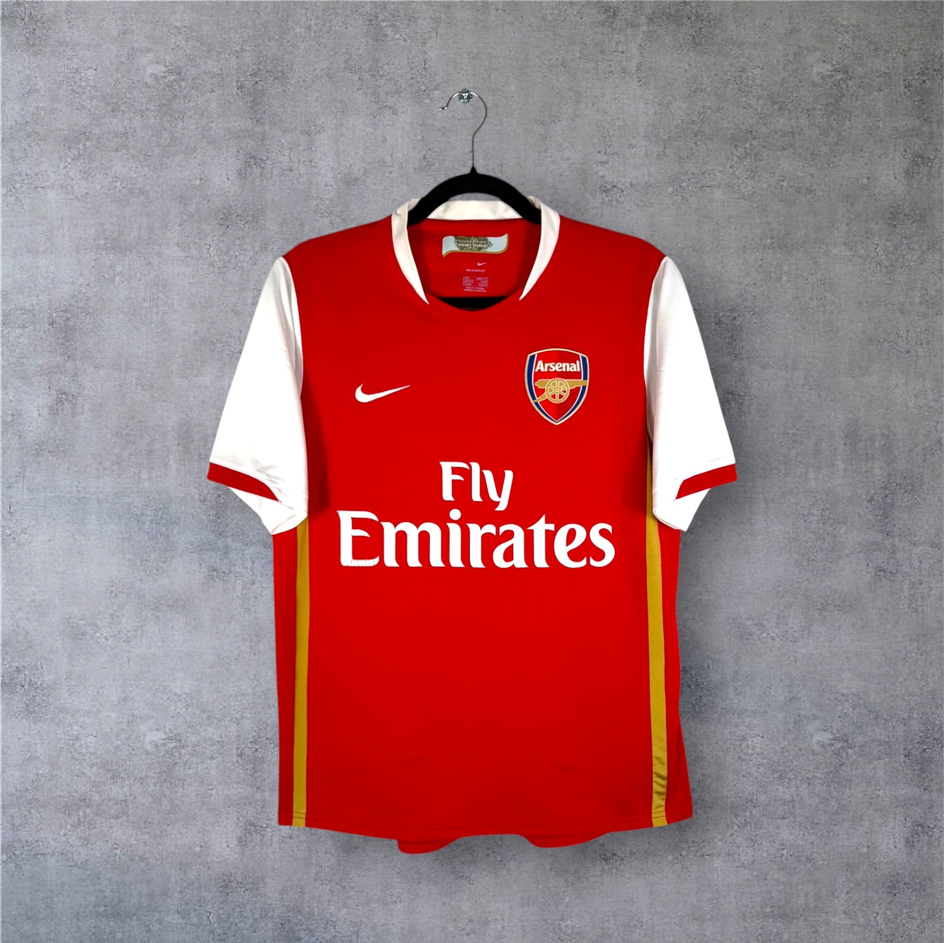 Maillot authentique Arsenal 2006-2008 Domicile Nike vue de face