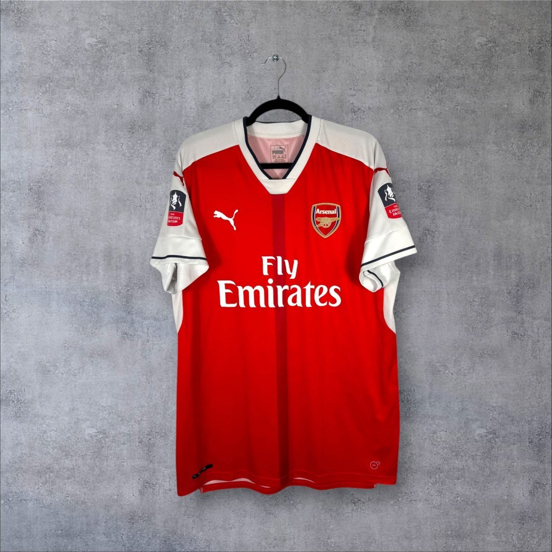 Maillot authentique Arsenal 2016-2017 Domicile Puma vue de face