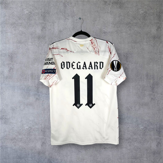 Flocage Ødegaard numéro 11 sur maillot Arsenal 2020-2021