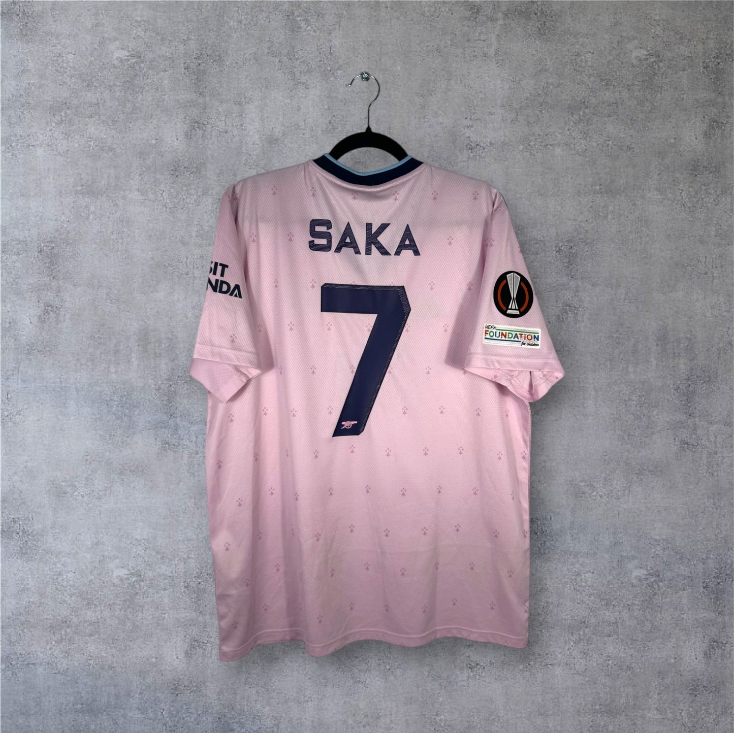 Flocage Saka numéro 7 sur maillot Arsenal 2022-2023 Third